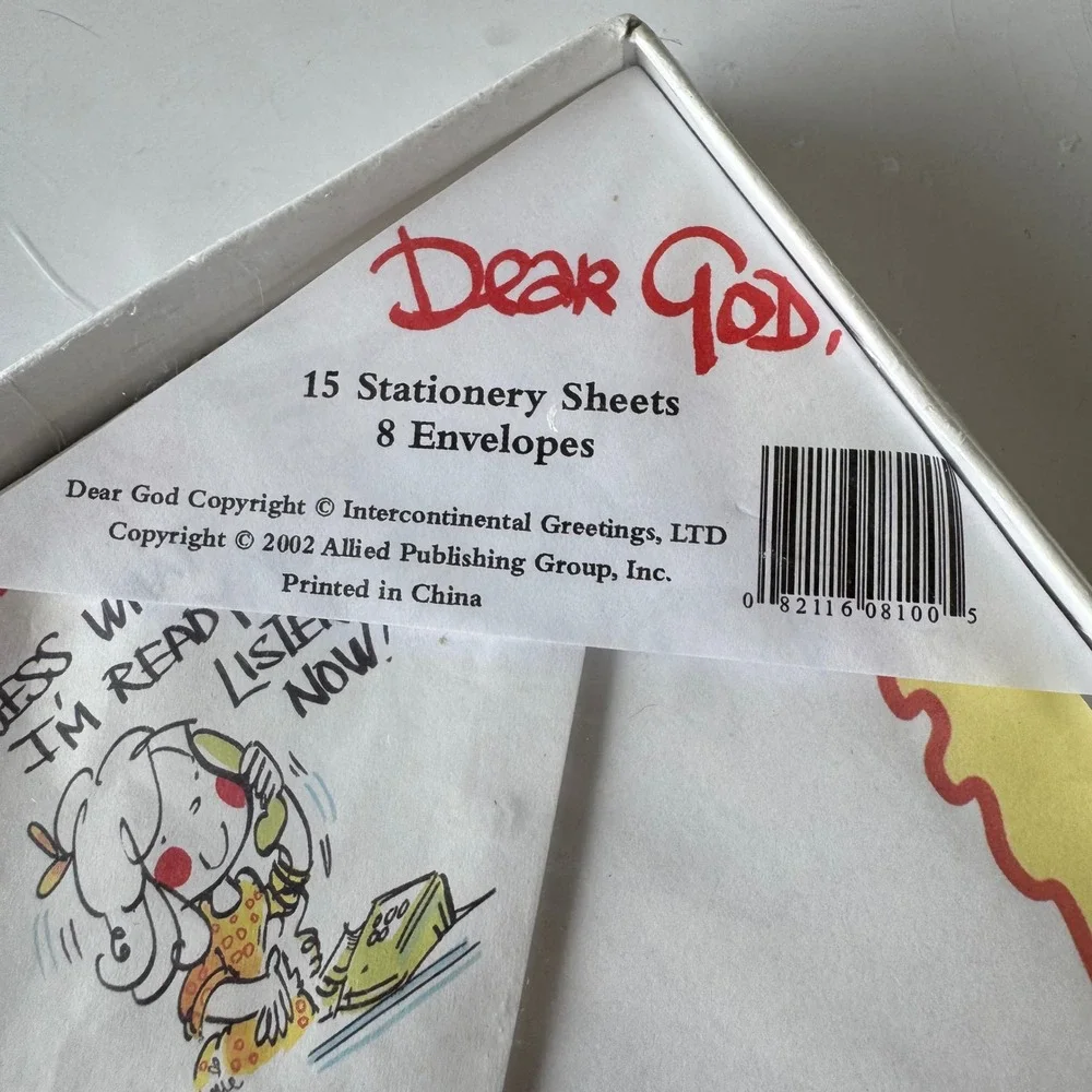 Dear God vintage 2002